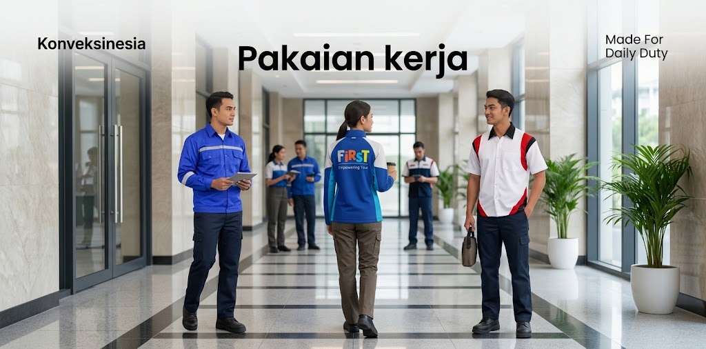 Pentingnya Seragam Kerja untuk Identitas Perusahaan & Tips Memilih Konveksi Terbaik