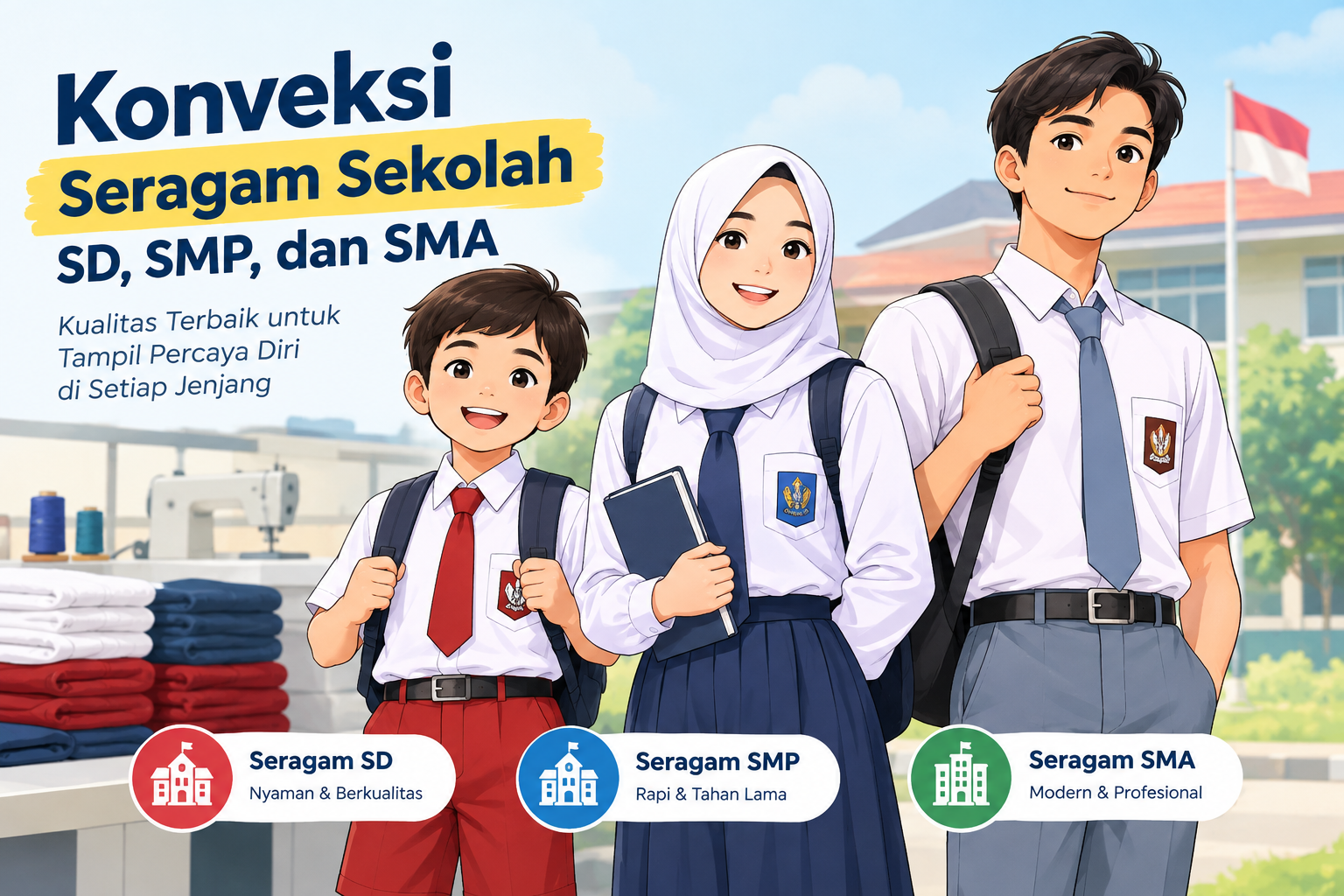 Konveksi Seragam Sekolah