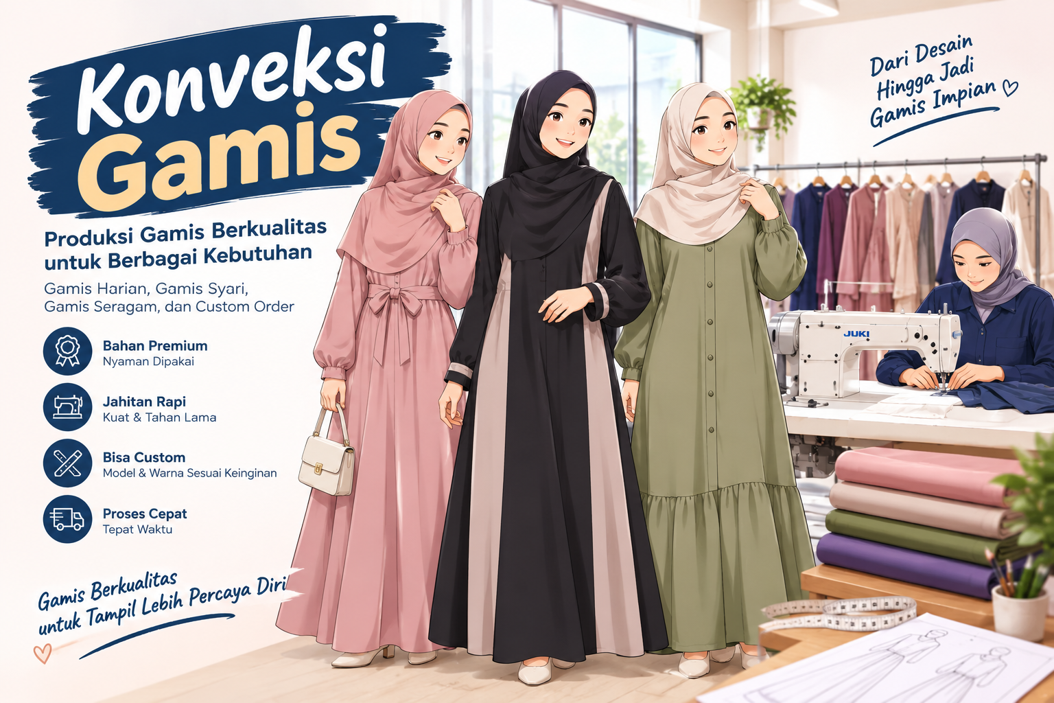 Konveksi Gamis